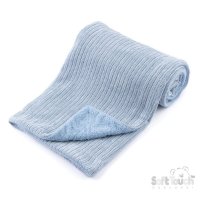 FBP122-B: Blue Chenille Cellular Wrap